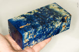 Large stabilized box elder burl wood block