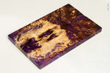 Stabilized box elder burl wood scales