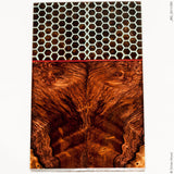 Stabilized rosewood burl segmented panels