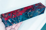 Stabilized box elder burl wood block
