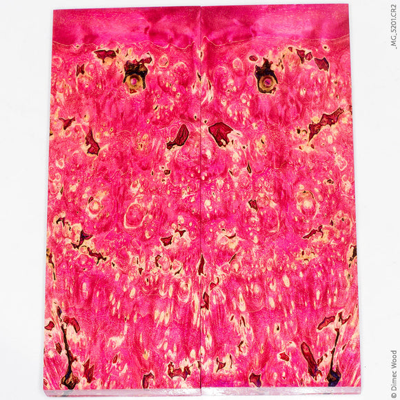 Stabilized wood box elder burl panels