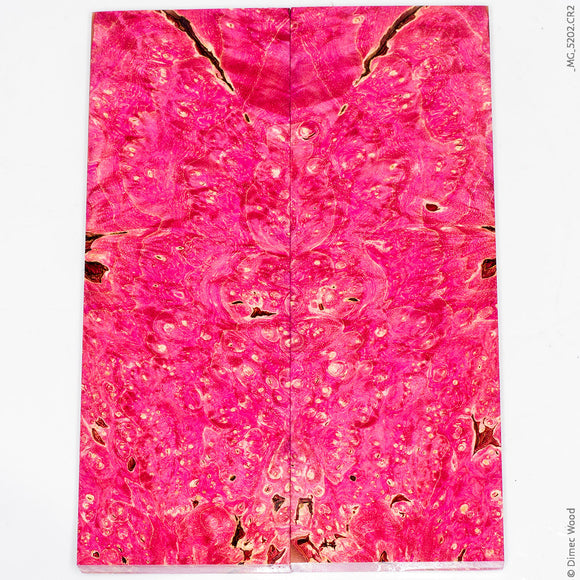 Stabilized wood box elder burl panels