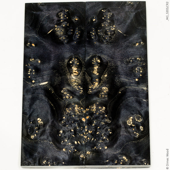 Stabilized wood box elder burl panels