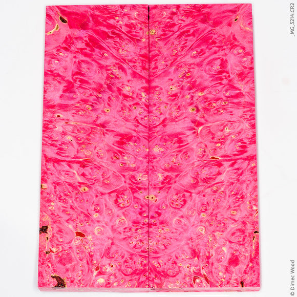 Stabilized wood box elder burl panels