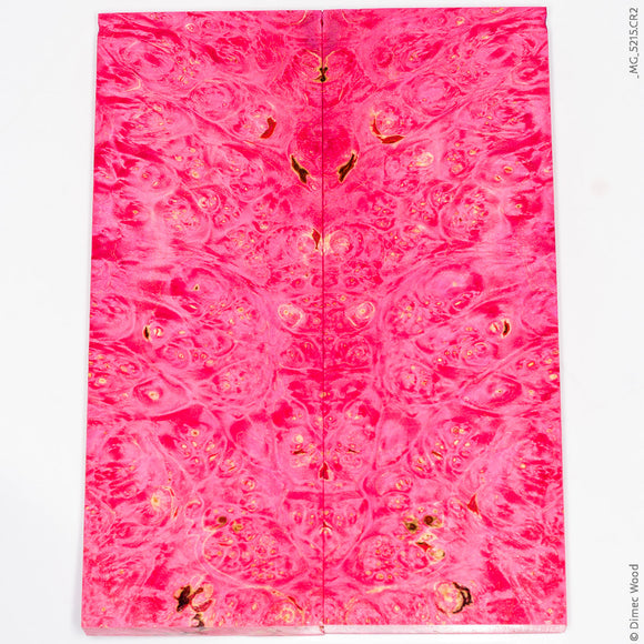 Stabilized wood box elder burl panels