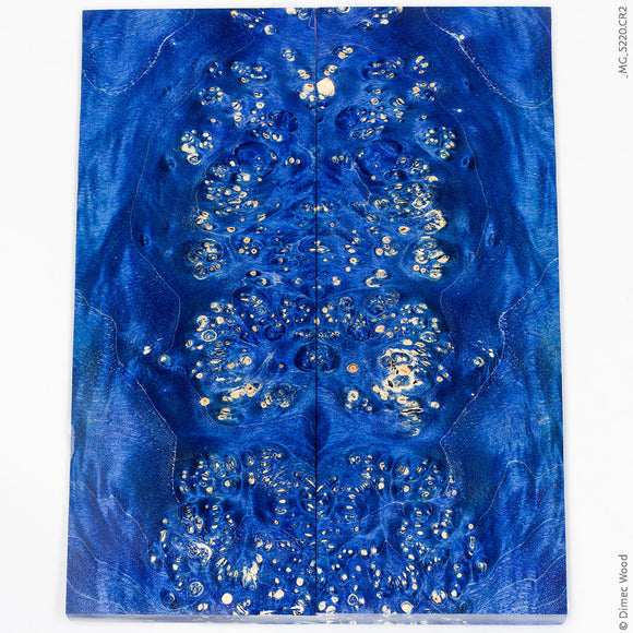 Stabilized wood box elder burl panels