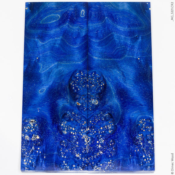 Stabilized wood box elder burl panels