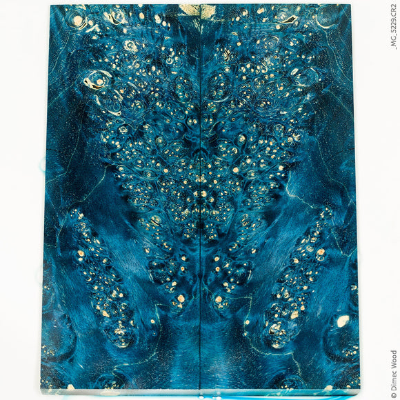 Stabilized wood box elder burl panels