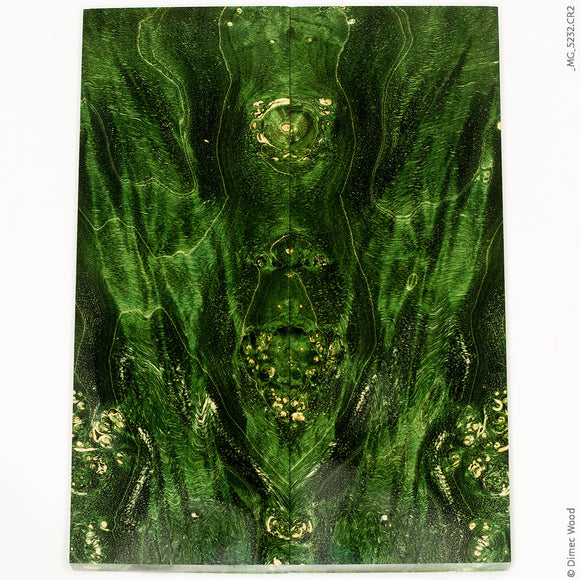 Stabilized wood box elder burl panels