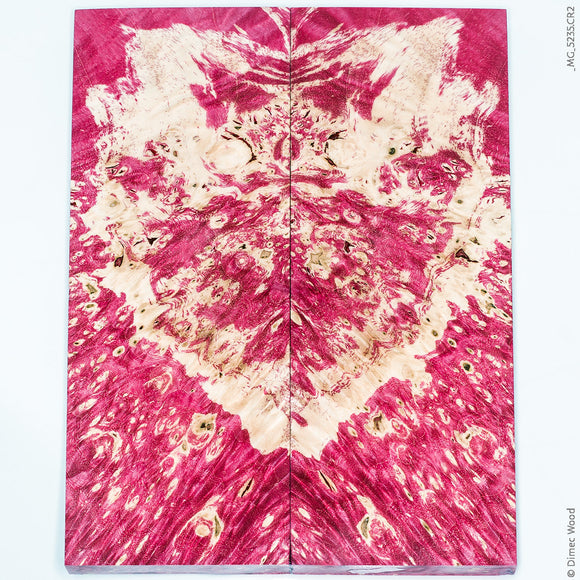 Stabilized wood box elder burl panels