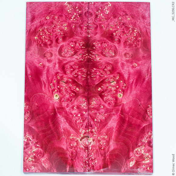 Stabilized wood box elder burl panels