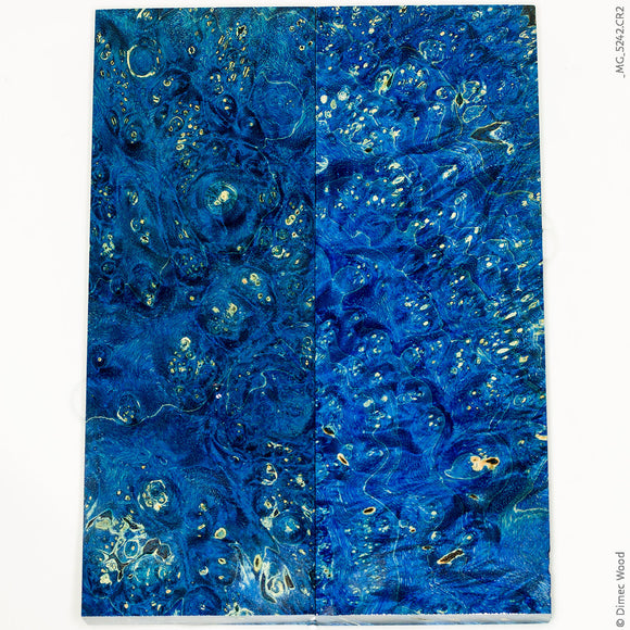 Stabilized wood box elder burl panels