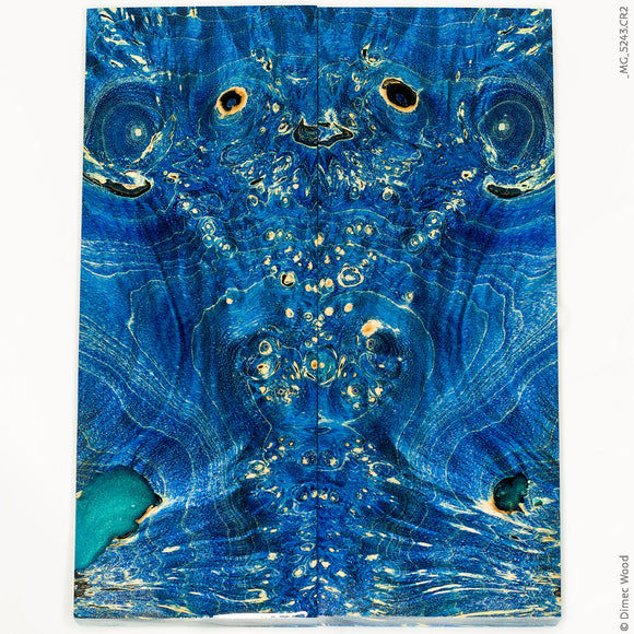 Stabilized wood box elder burl panels