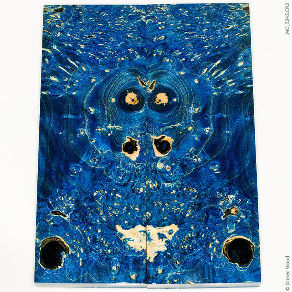 Stabilized wood box elder burl panels