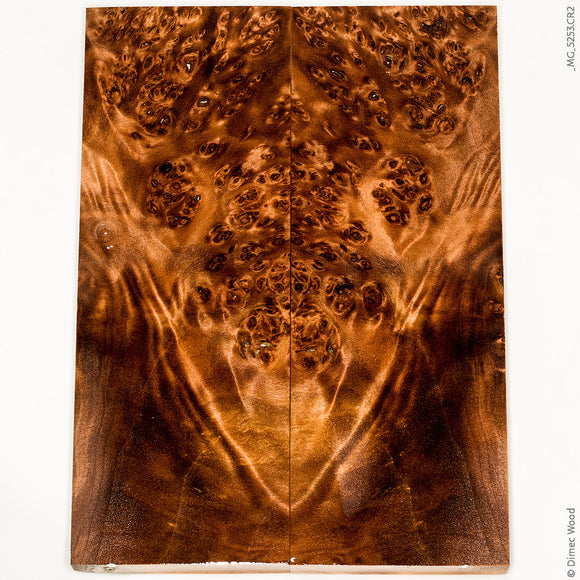 Stabilized wood willow burl panels