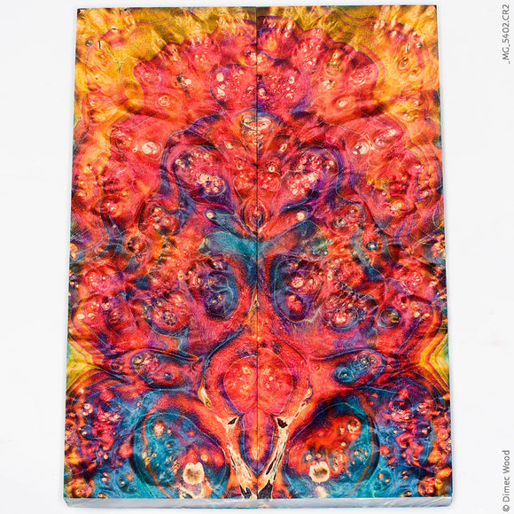 Stabilized box elder burl wood panels