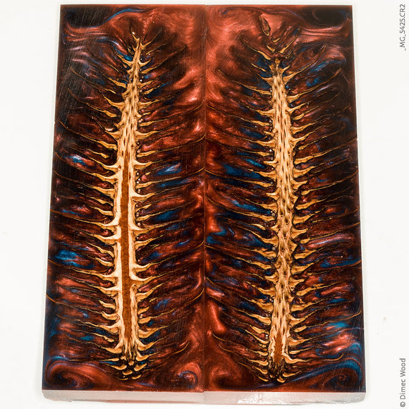 Stabilized pine cone hybrid panels