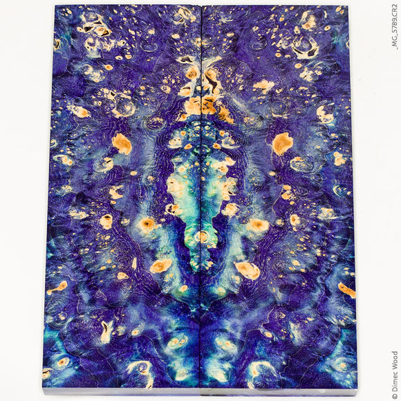 Stabilized box elder burl wood panels