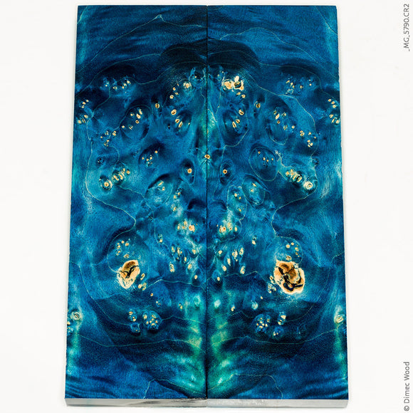 Stabilized box elder burl wood panels