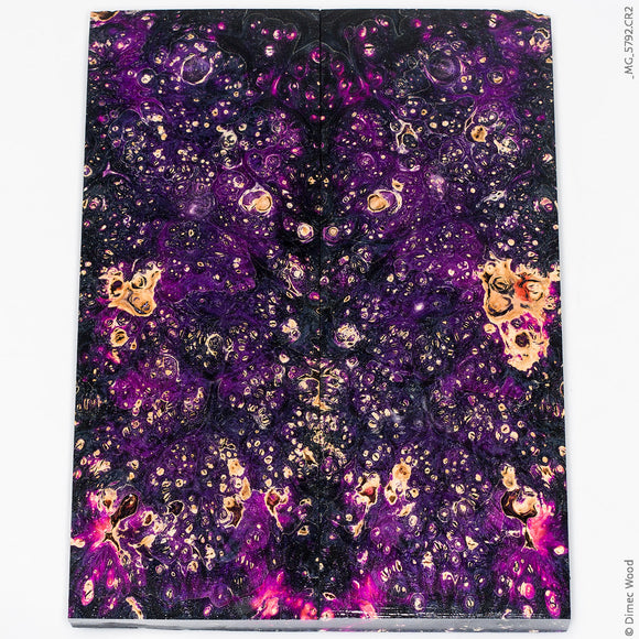 Stabilized box elder burl wood panels