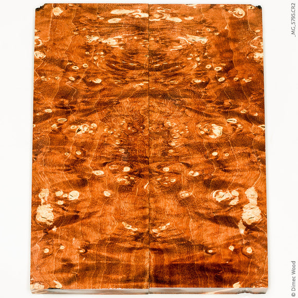 Stabilized box elder burl wood panels