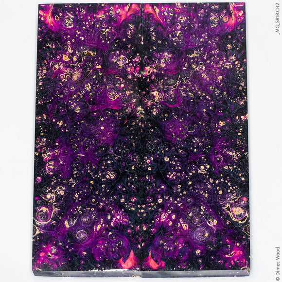 Stabilized box elder burl wood panels