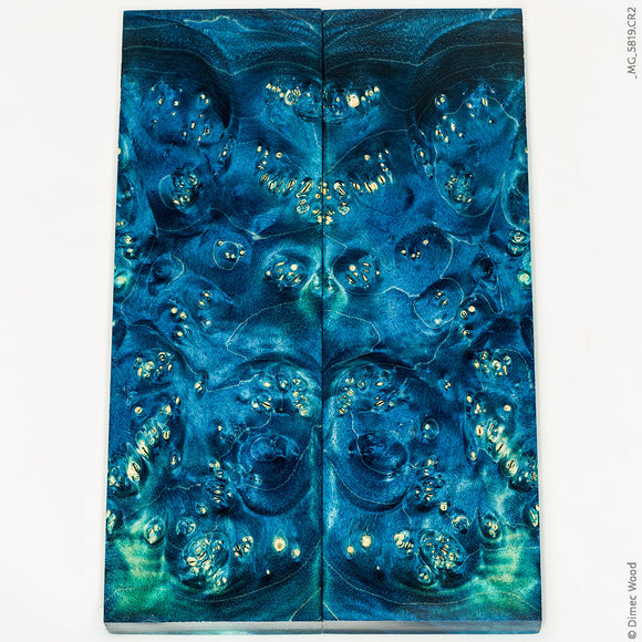 Stabilized box elder burl wood panels