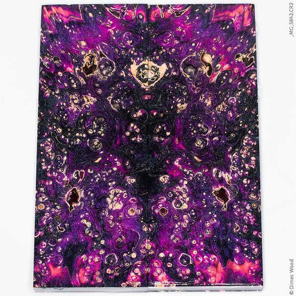 Stabilized box elder burl wood panels