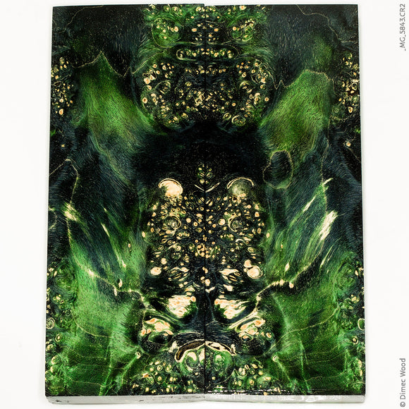 Stabilized box elder burl wood panels