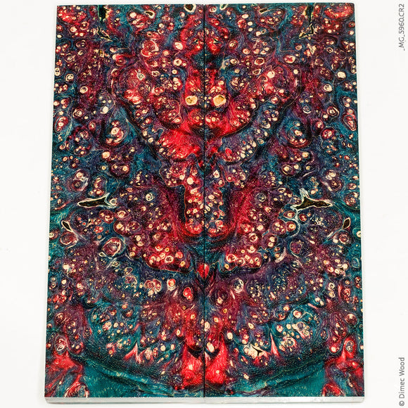 Stabilized box elder burl wood panels