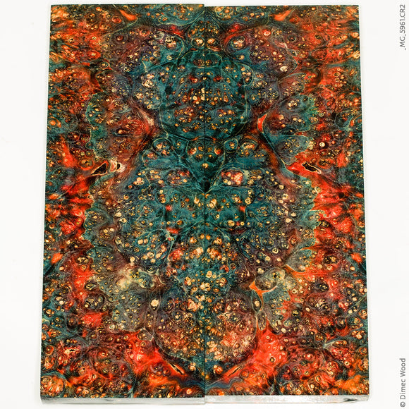 Stabilized box elder burl wood panels