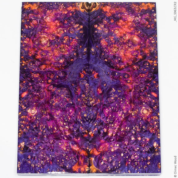 Stabilized box elder burl wood panels