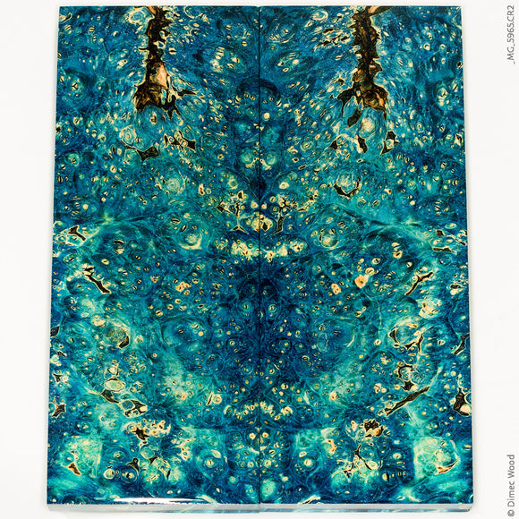 Stabilized box elder burl wood panels