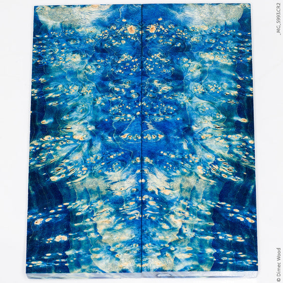 Stabilized box elder burl wood panels