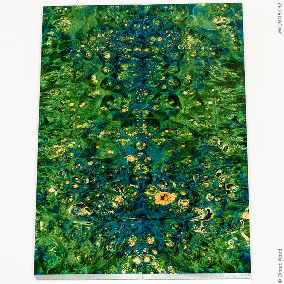 Stabilized box elder burl wood panels