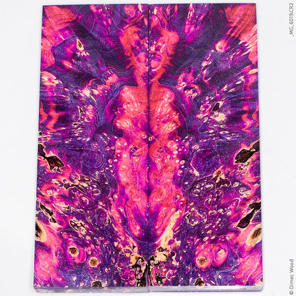 Stabilized box elder burl wood panels