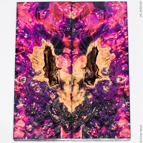 Stabilized box elder burl wood panels