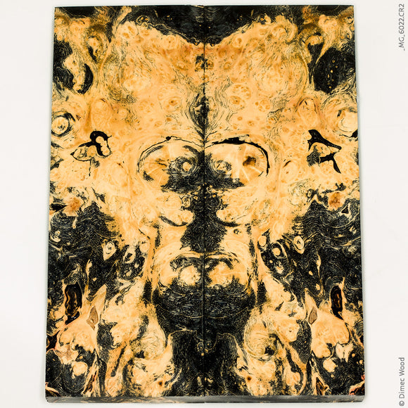 Stabilized box elder burl wood panels