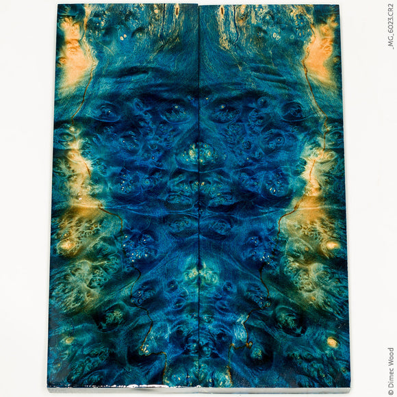 Stabilized box elder burl wood panels