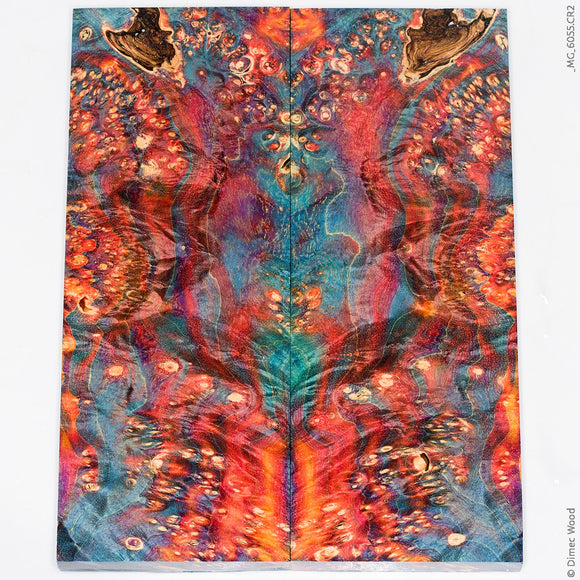 Stabilized box elder burl wood panels