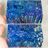 Stabilized box elder burl wood block