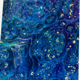 Stabilized box elder burl wood block