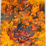 Stabilized box elder burl wood block