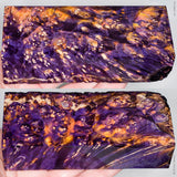 Stabilized box elder burl wood block