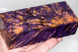 Stabilized box elder burl wood block