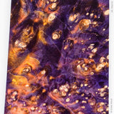 Stabilized box elder burl wood block