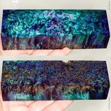 Stabilized masur karelian birch wood block