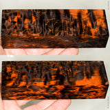 Stabilized masur karelian birch wood block