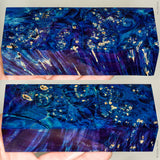 Stabilized box elder burl wood block