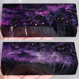 Stabilized box elder burl wood block